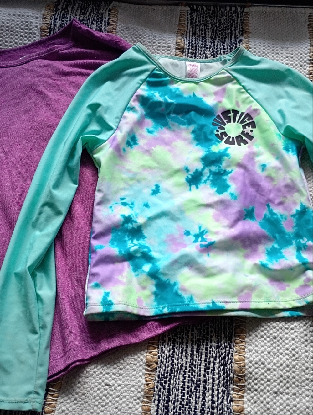 Like New! Girls Sun shirt And Thermal Top